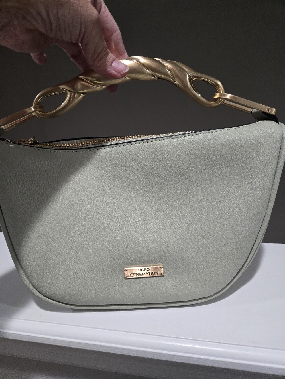 NWOT BCBG Generation Sage Green Purse